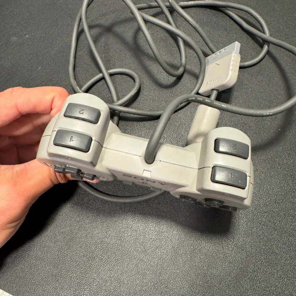 Original PS1 Controller Sony PlayStation Digital Gray Plastic SCPH-1080 Retro
